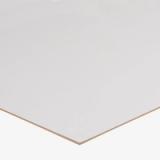 An MDF panel in White 3mm thick