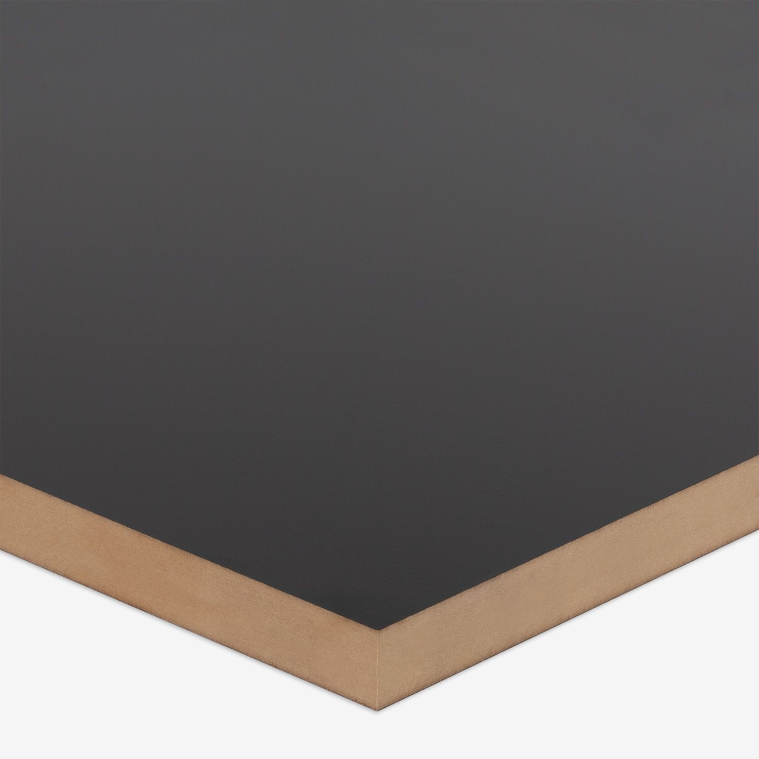 An MDF panel 25mm Black
