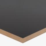 An MDF panel 25mm Black