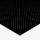 A black coated MDF Pegboard panel
