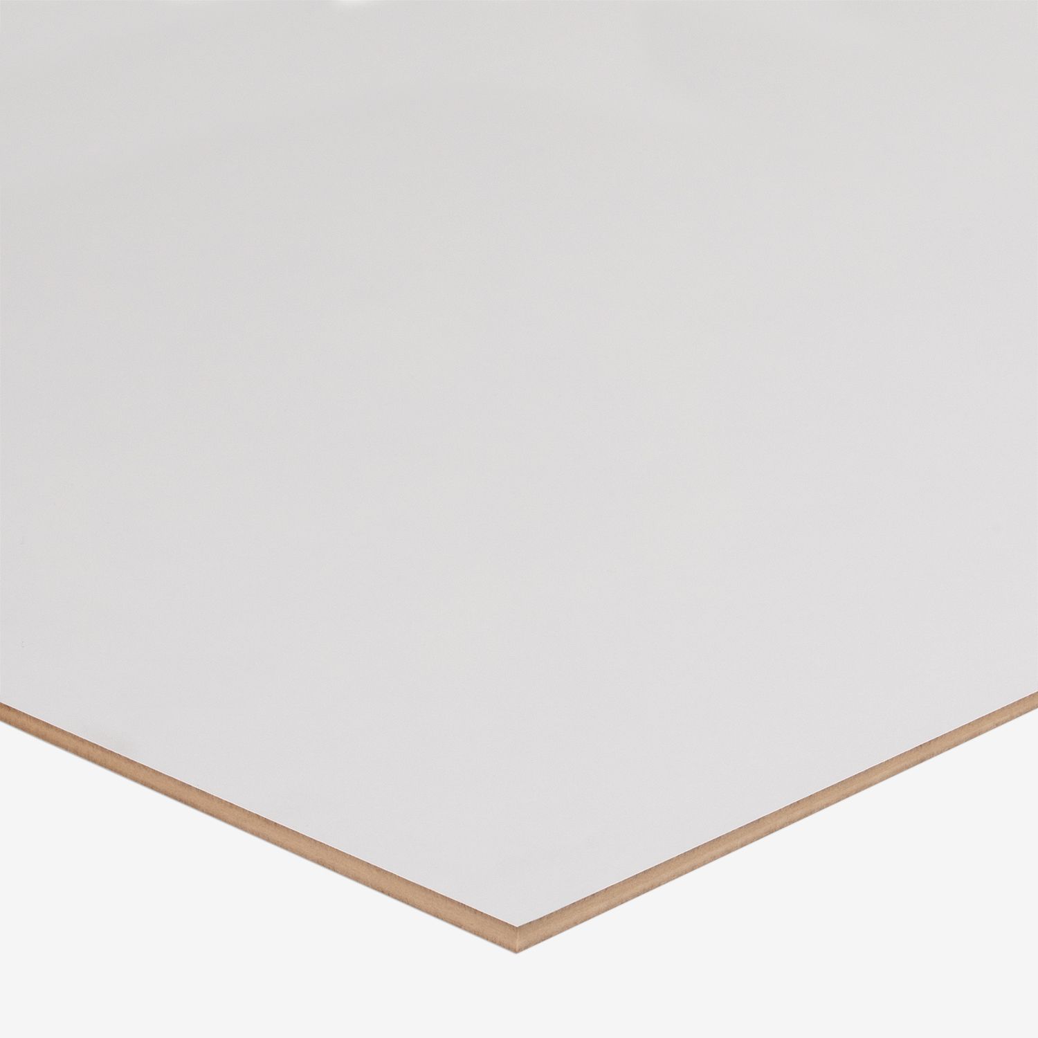 An MDF panel in White 6mm thick