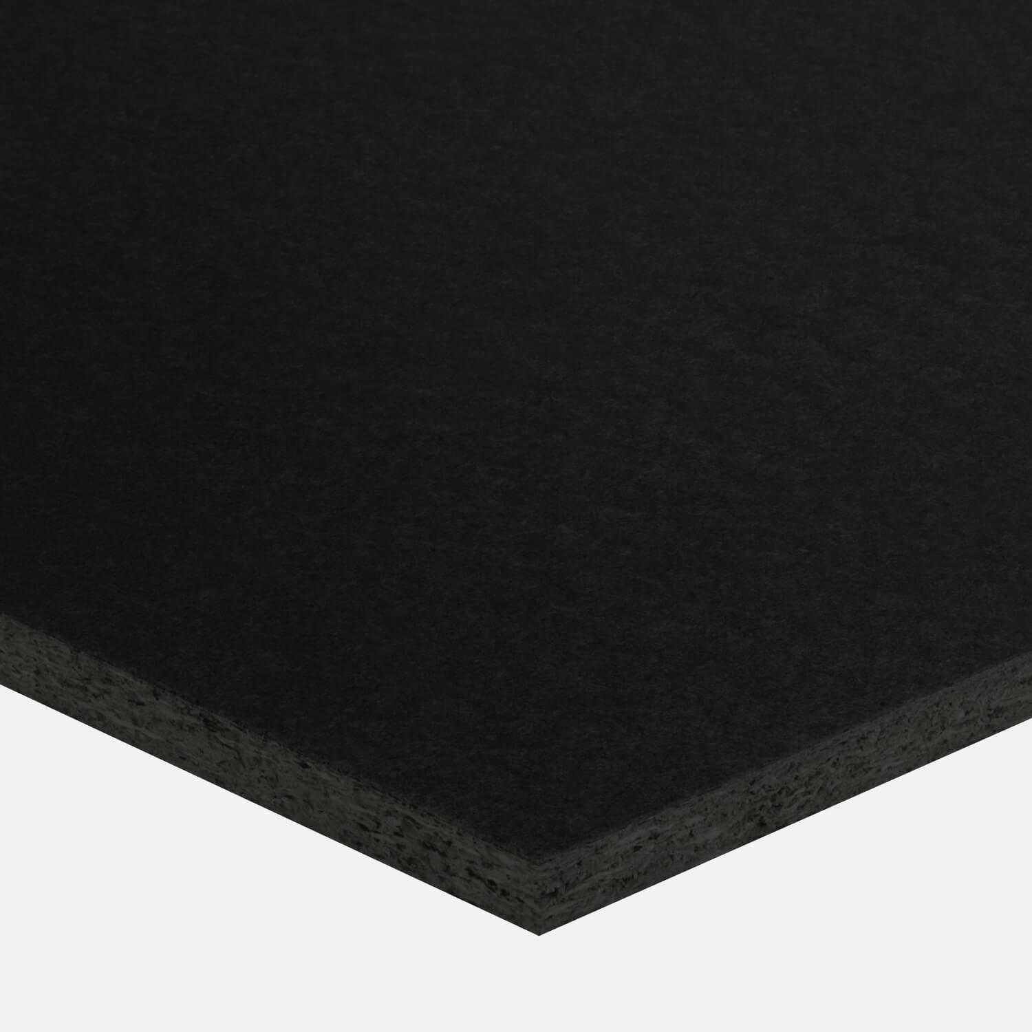 Close-up of a corner of STRUCTApanel® Black panel.