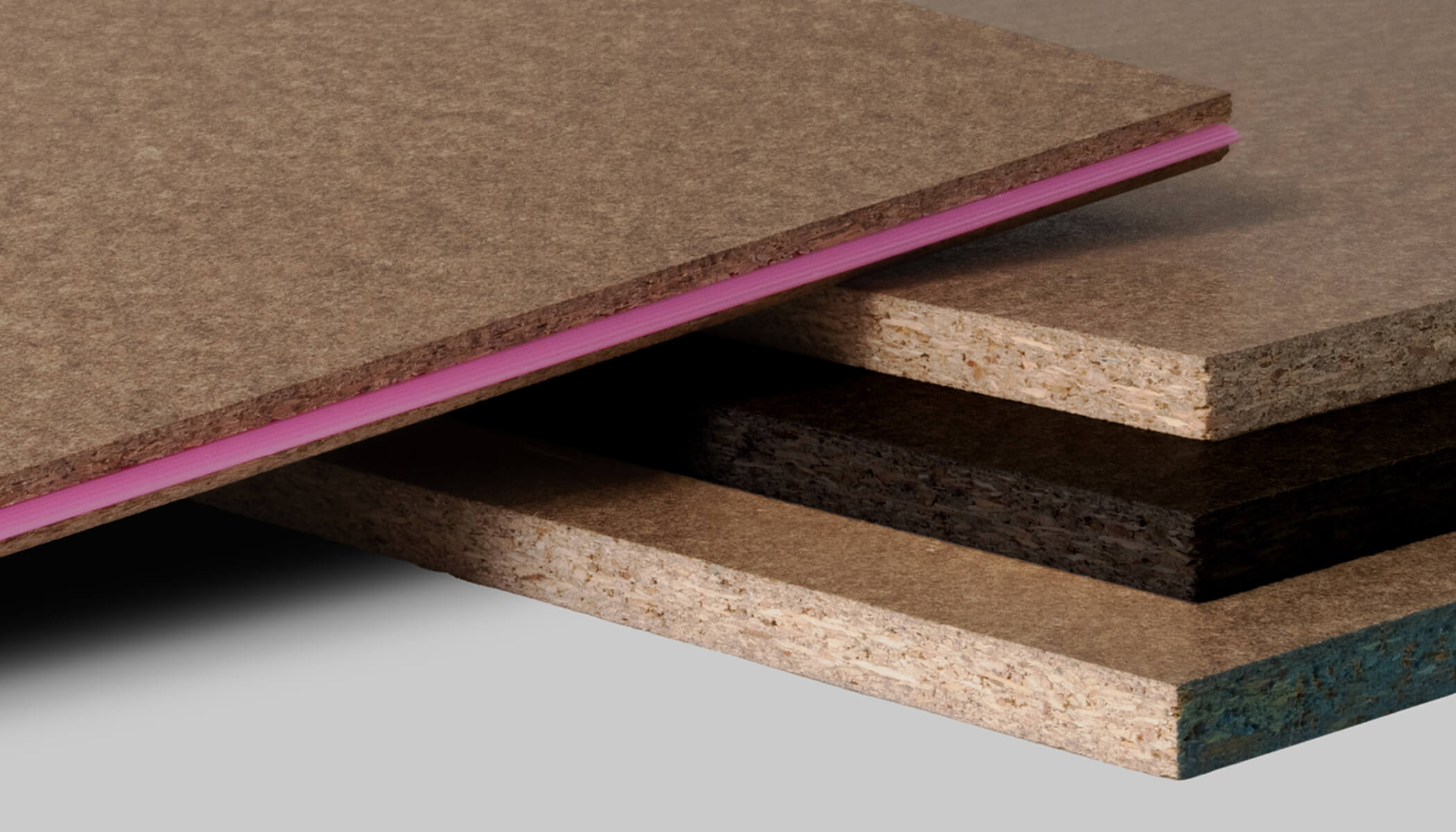 Close-up of stacked STRUCTApanels.