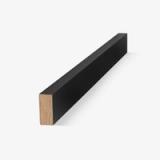 2 x 1 Black Vinyl Batten