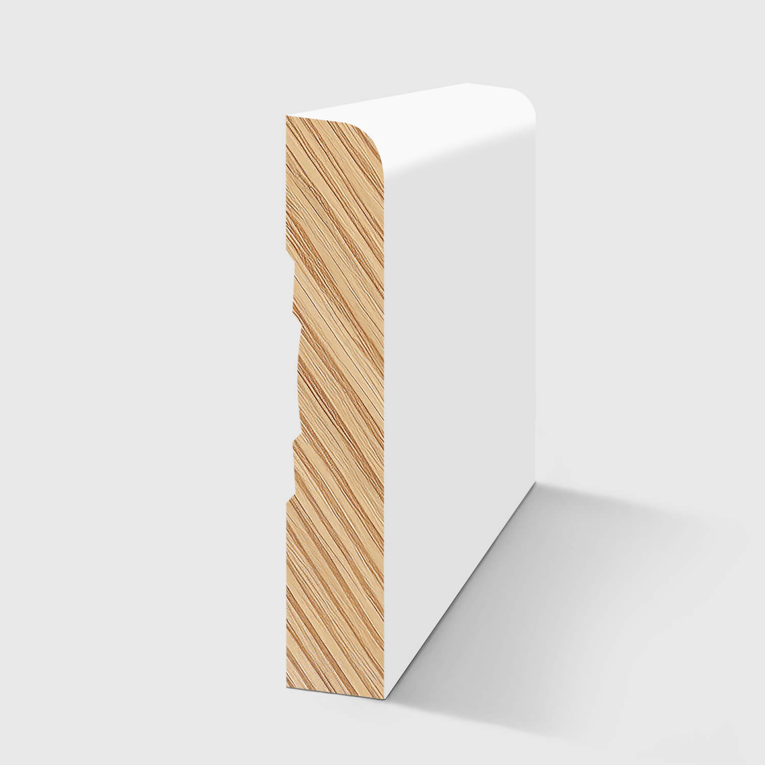A smooth, rounded top edge Timber profile in Primed FJ Pine 66 x 11mm