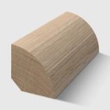 A rounded corner timber moulding in Tasmanian Oak 19 x 19mm 1.8m