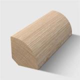 A rounded corner timber moulding in Tasmanian Oak 12 x 12mm 2.4m