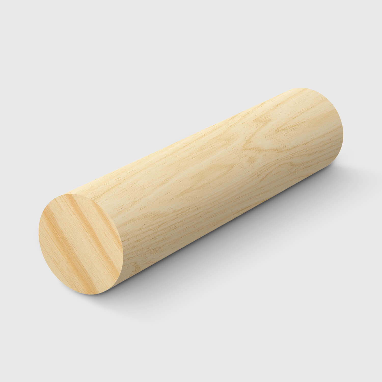 A cylindrical timber dowel in Clear Pine 25.4mm 1.2m