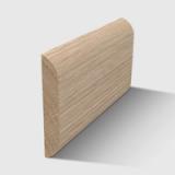 A timber moulding with a curved top and bottom in Tasmanian Oak 30 x 5mm