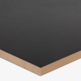 An MDF panel 25mm Black