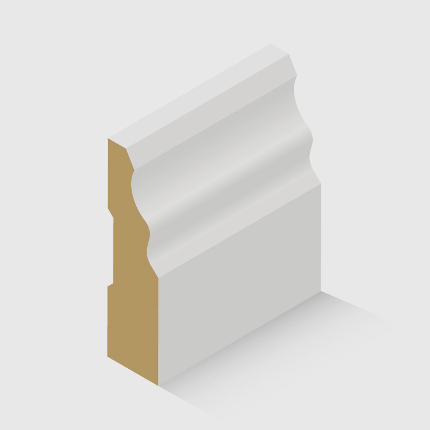 A colonial style MDF moulding 67 x 18mm