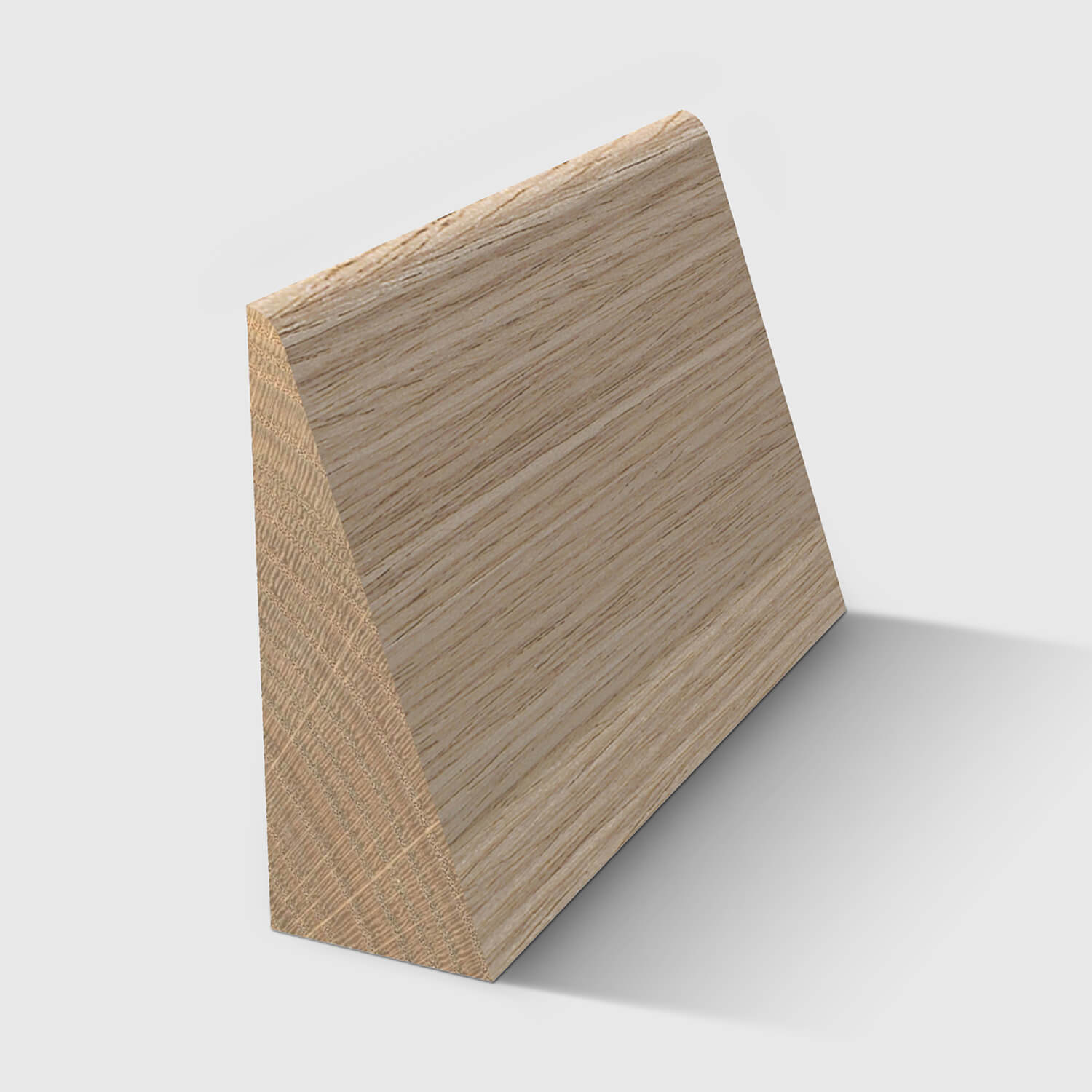 A Beveled Glass Bead timber moulding in Tasmanian Oak 30 x 12mm