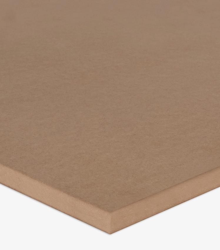 A close-up photo of CUSTOMwood Raw MDF