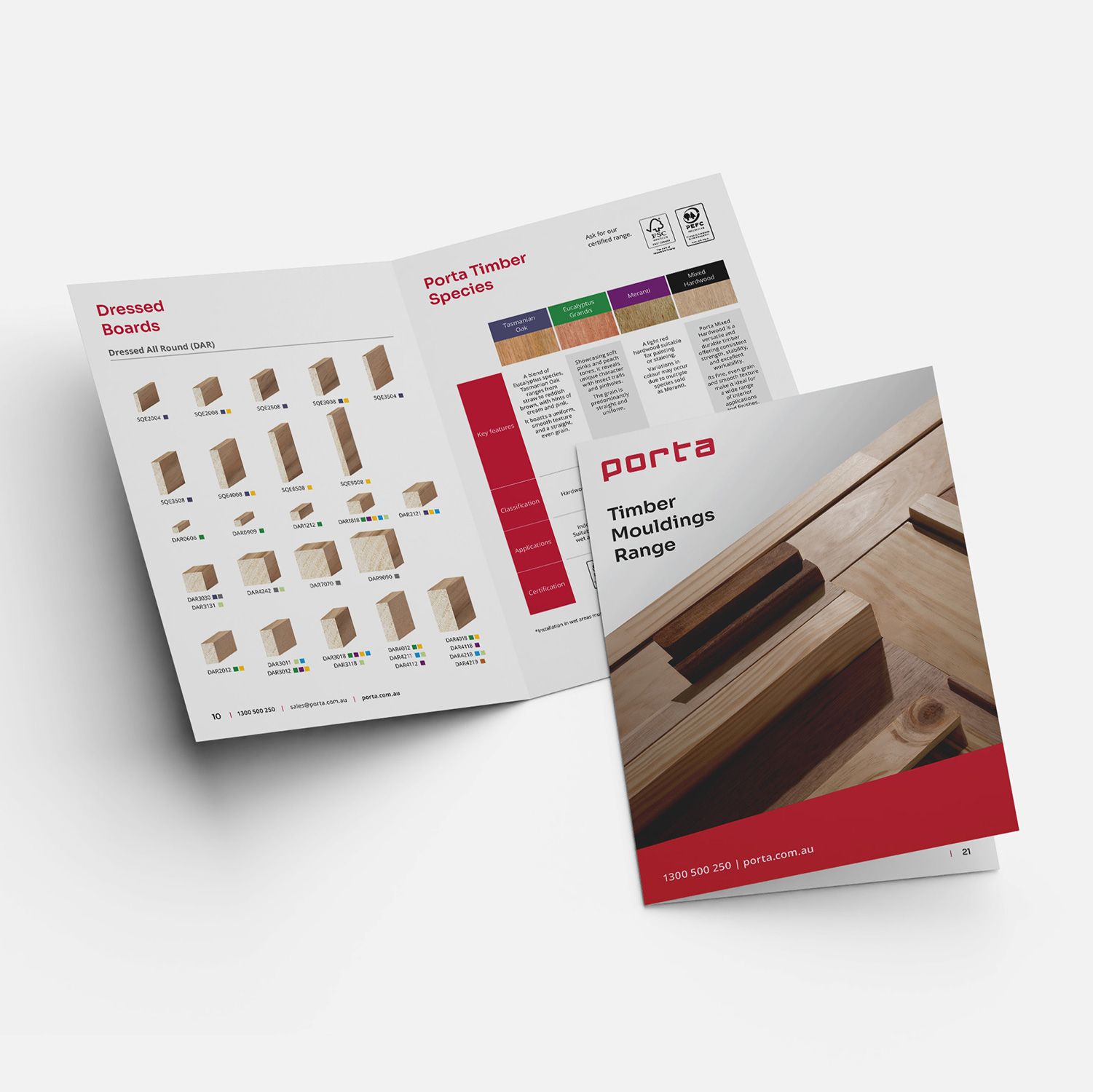 A picture of Timber Mouldings Range brochure