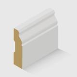 A decorative Australian colonial profile in painted white primed MDF 42 x 12mm