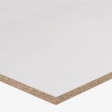 A particleboard panel 15mm White
