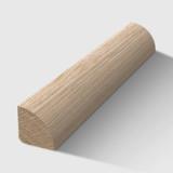 A rounded corner timber moulding in Tasmanian Oak 6 x 6mm 2.4m