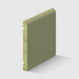 a flat timber fascia board with a small recessed s along one in H3 Primed FJ Pine 190 x 18mm 2.7m