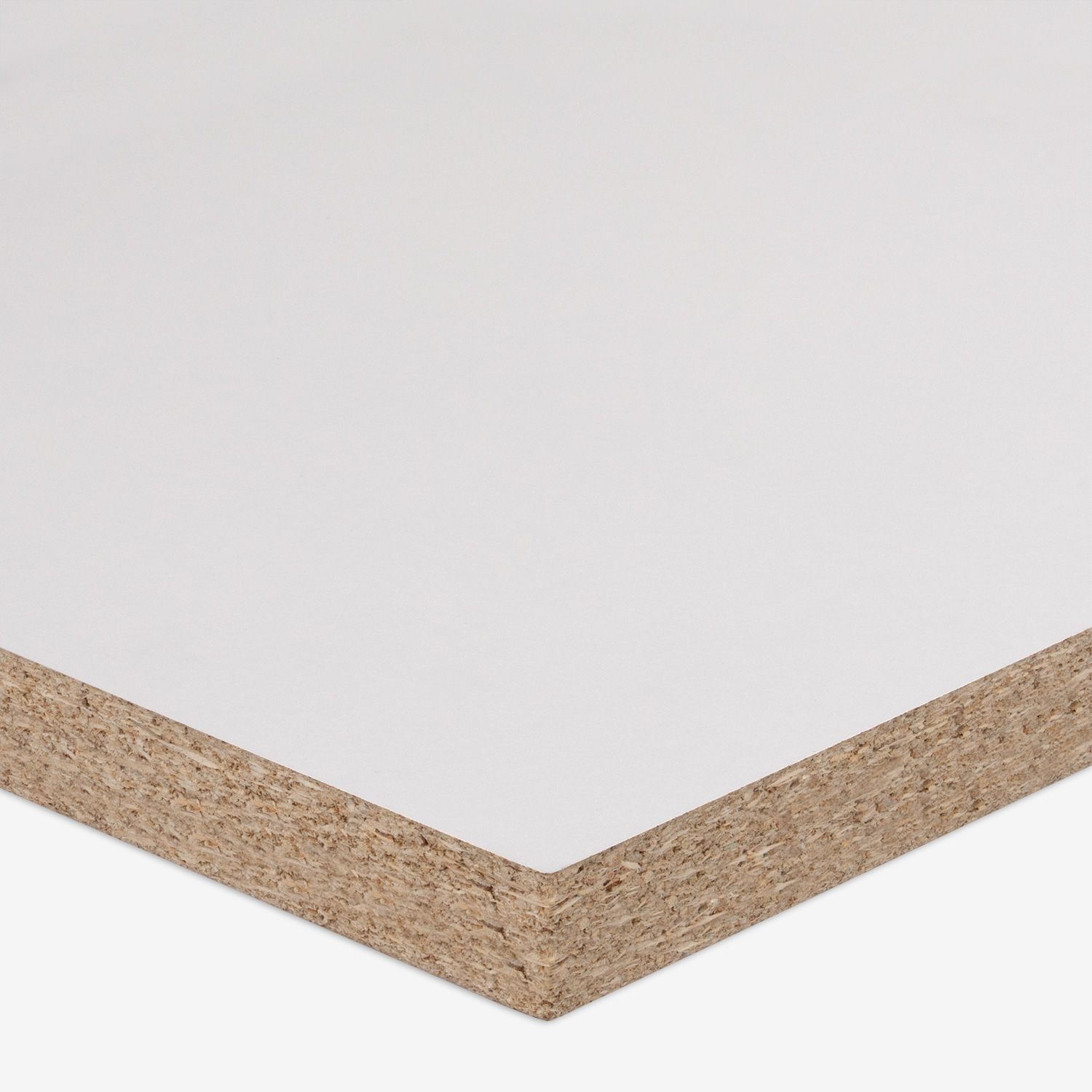 A particleboard panel 33mm White
