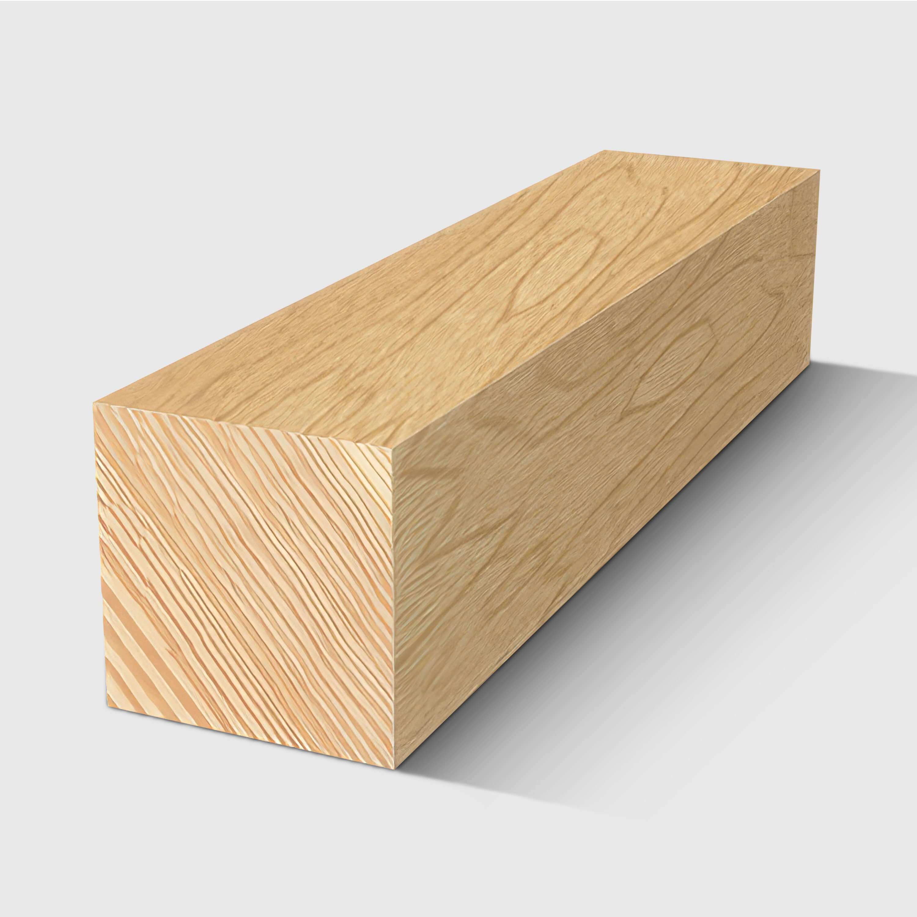 A square timber moulding in Clear Pine 21 x 21mm