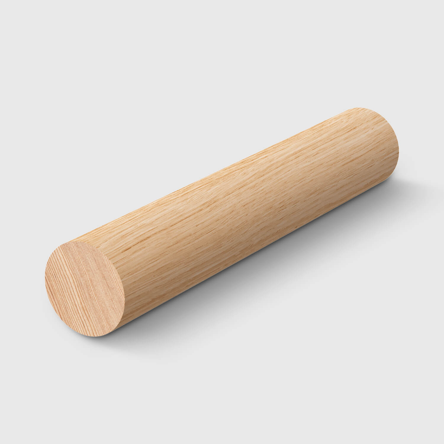 A cylindrical timber dowel in Eucalyptus Grandis 19mm 1.2m
