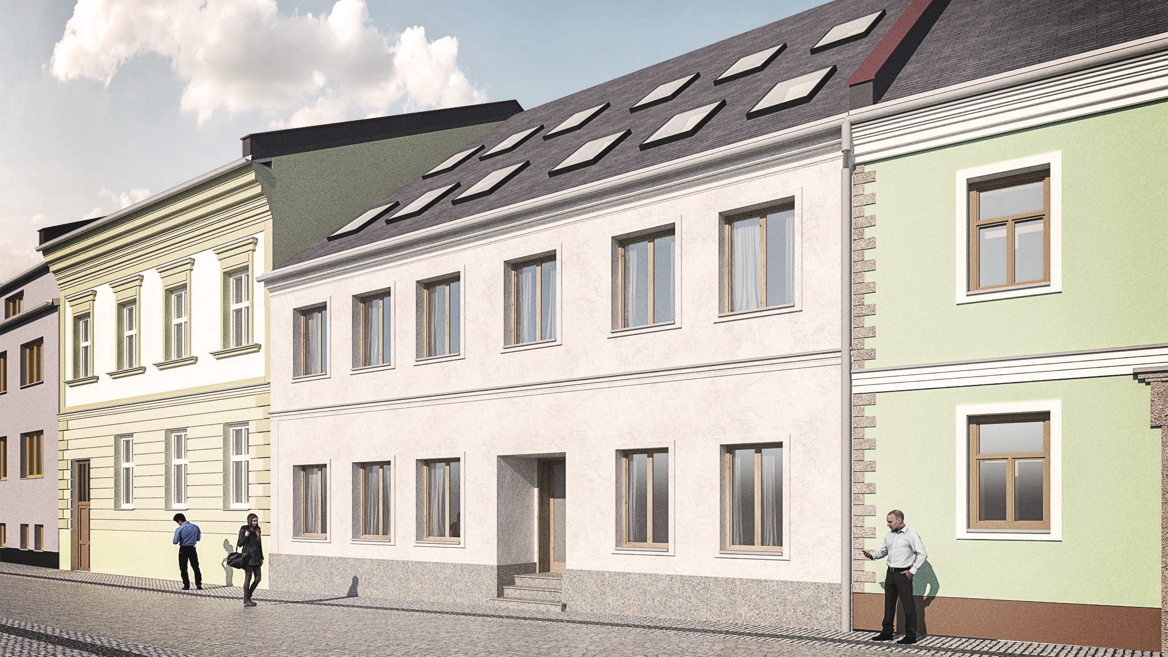 BD Králíky - pohled z ulice