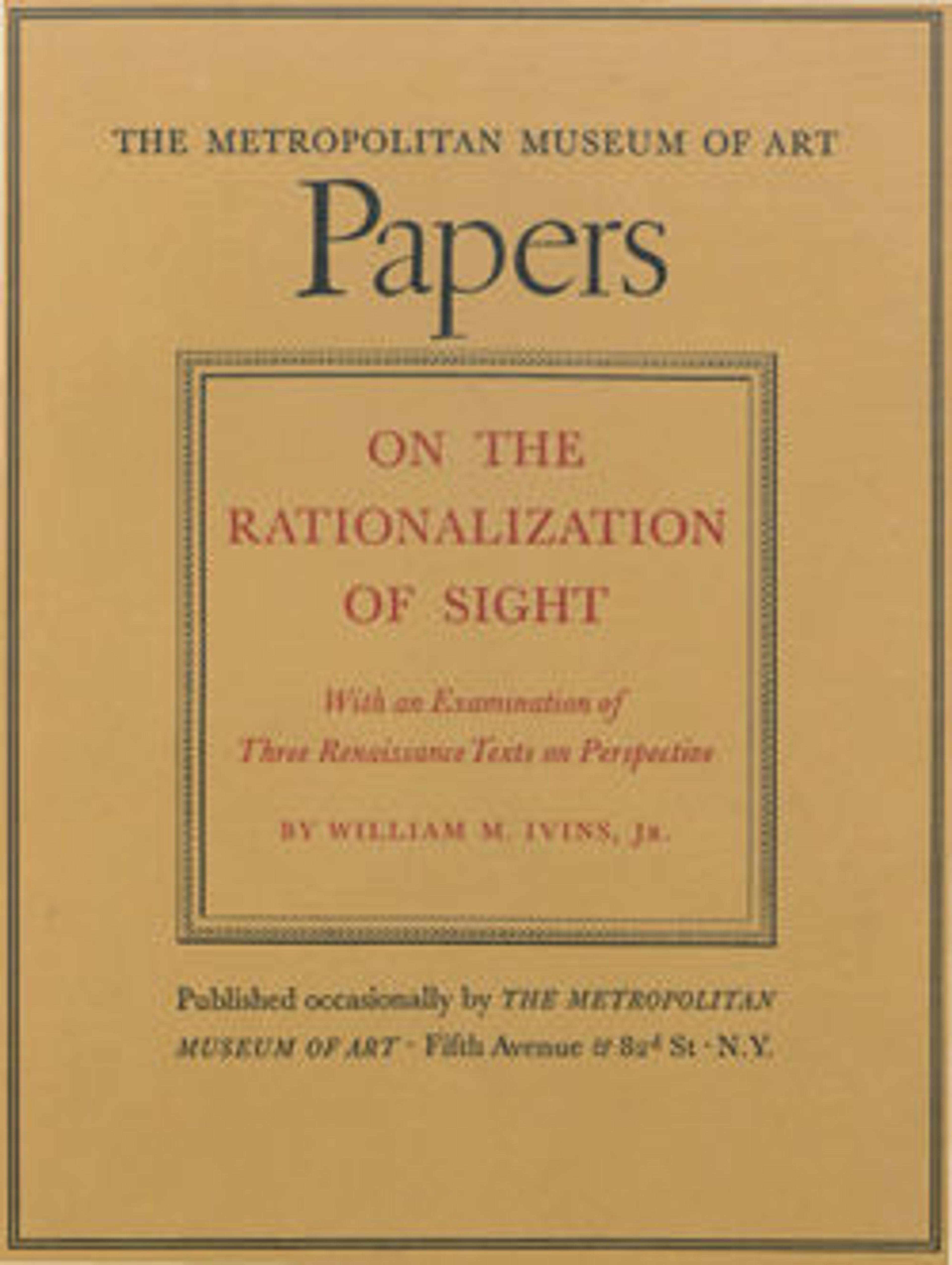 Papers: On the Rationalization of Sight
