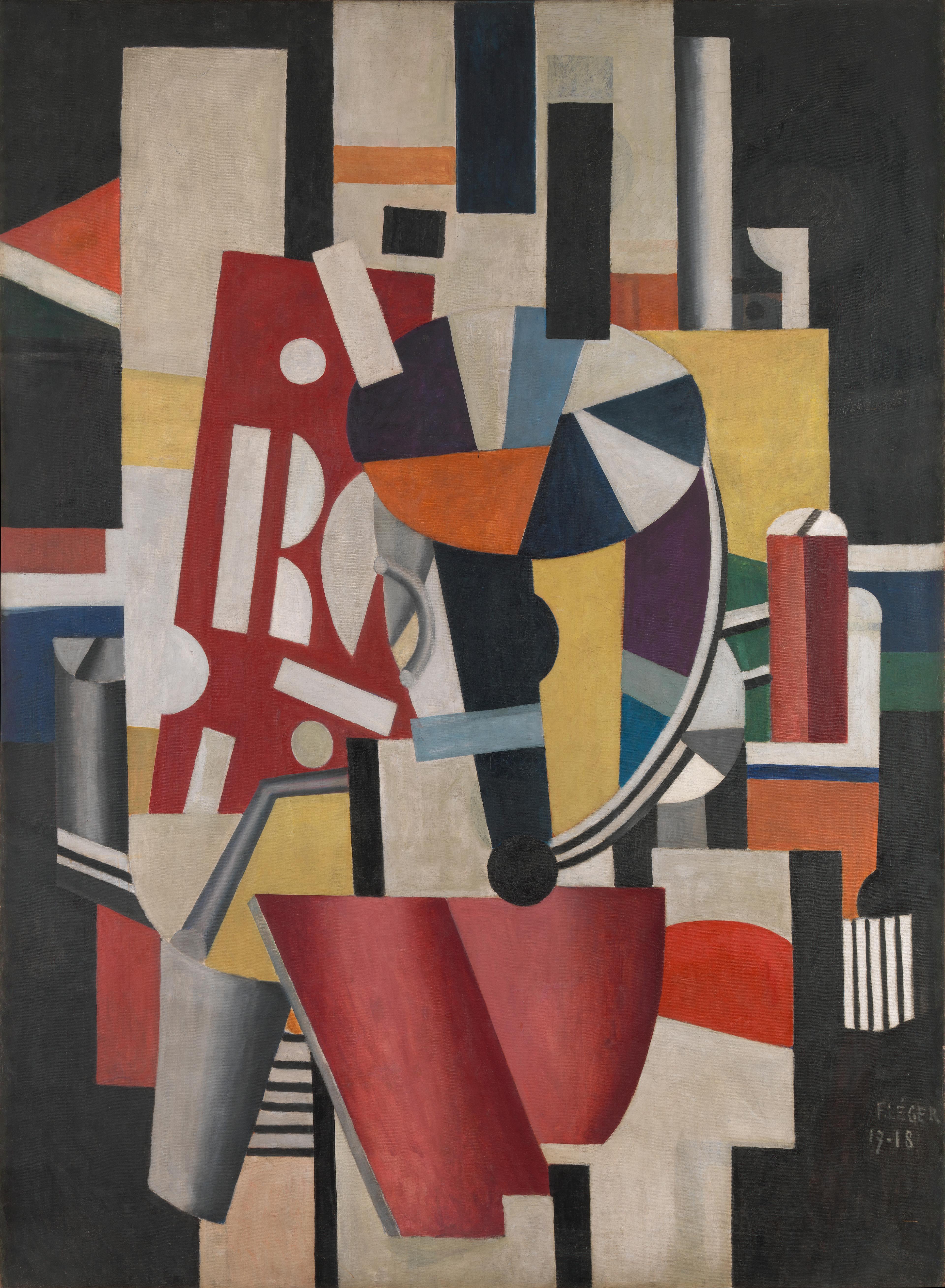 Image of Fernand Léger, Composition (The Typographer), 1918-19