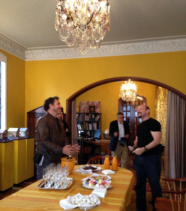 Anniversary celebration in the home of Olga de Amaral