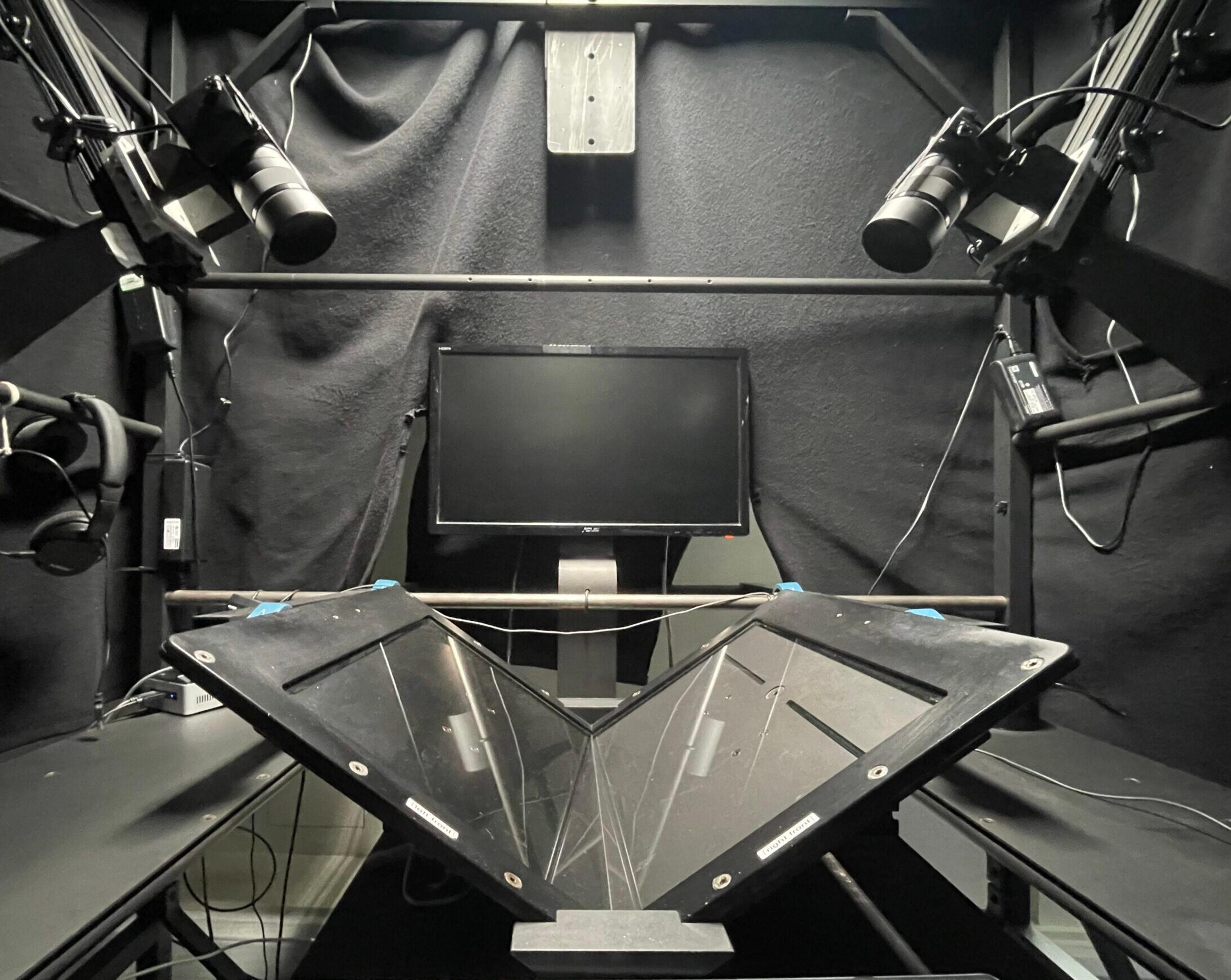 Scanner setup with two cameras