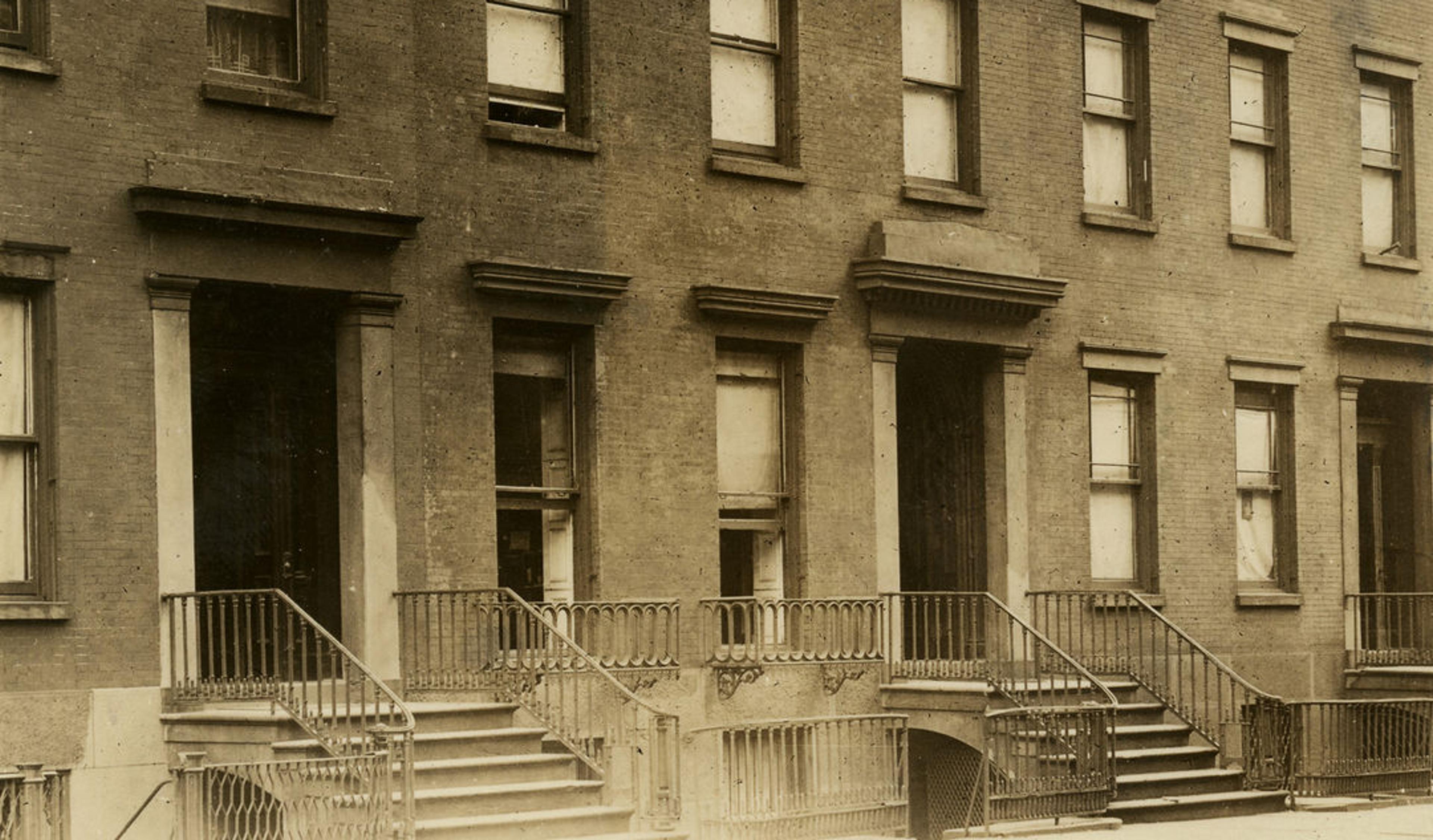 Photograph of apartment building