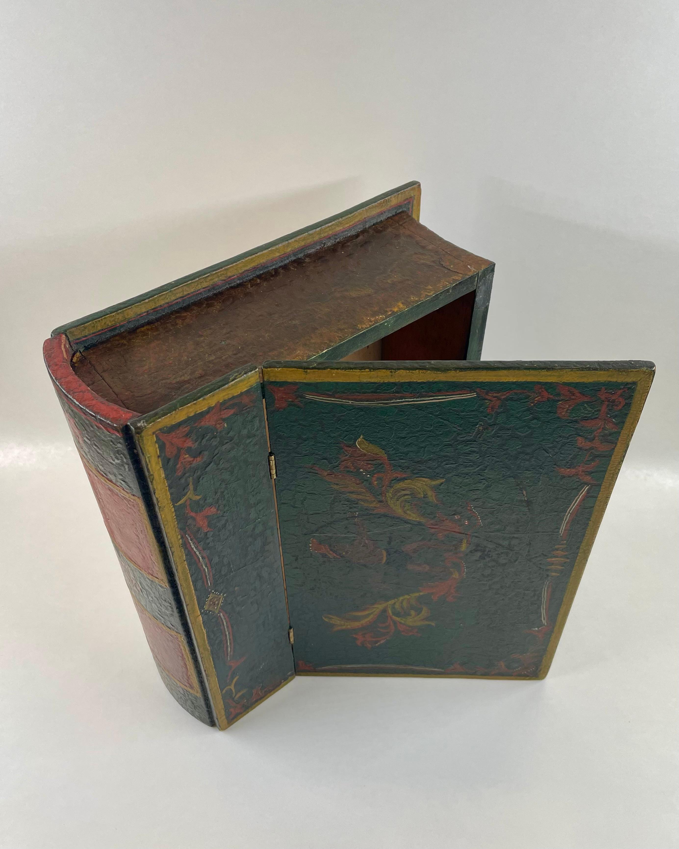 The box lid is slightly ajar