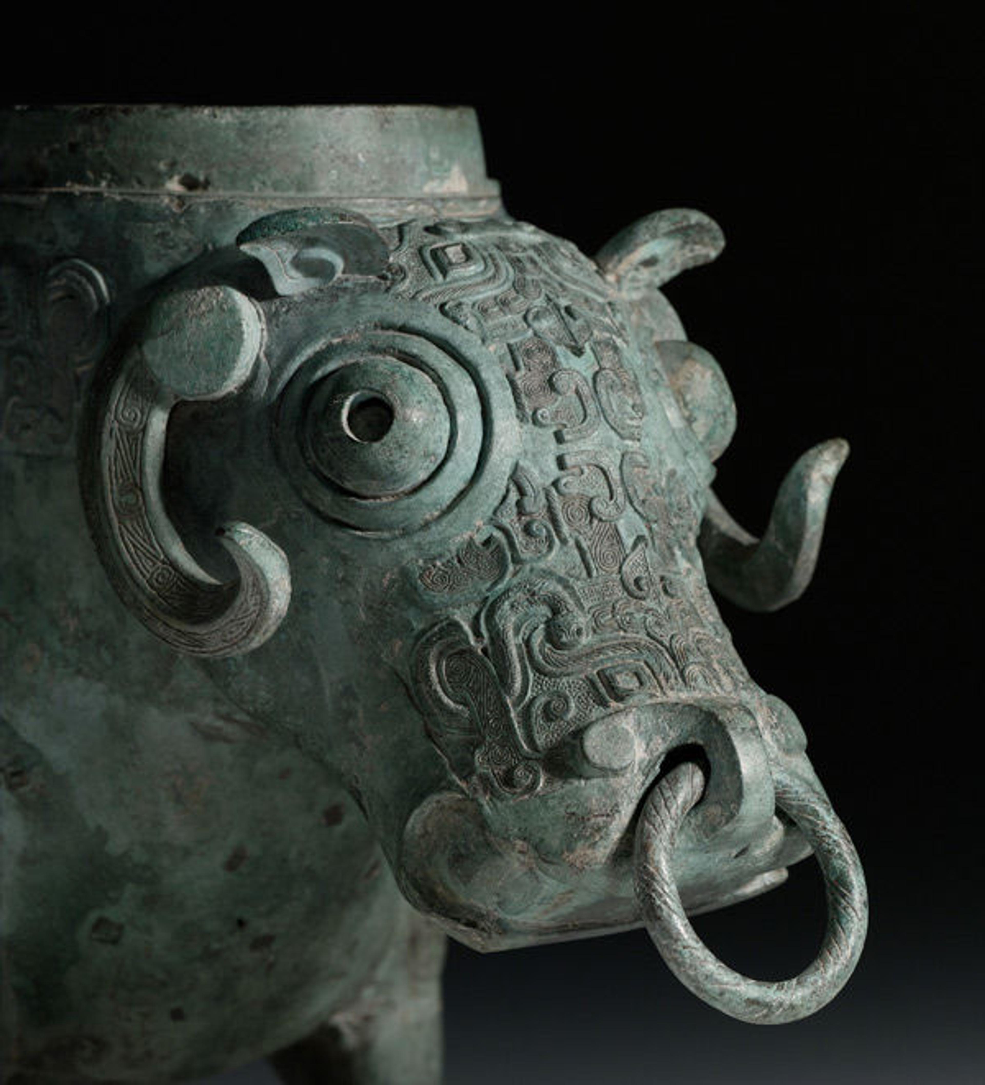 Ritual Wine Container in the Shape of a Buffalo
