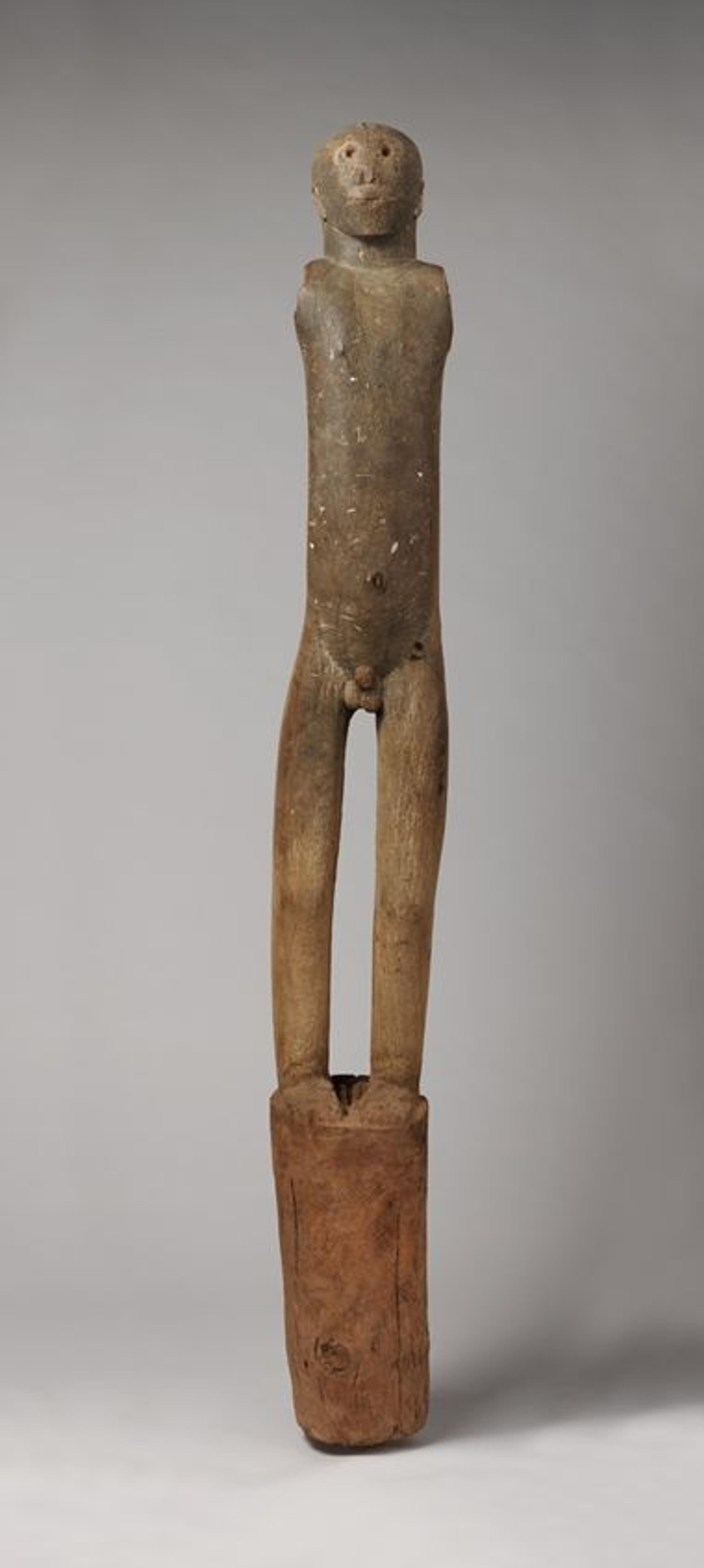 A 19th-century commemorative post from the South Sudan made by the Bongo peoples
