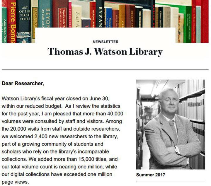 Watson Newsletter