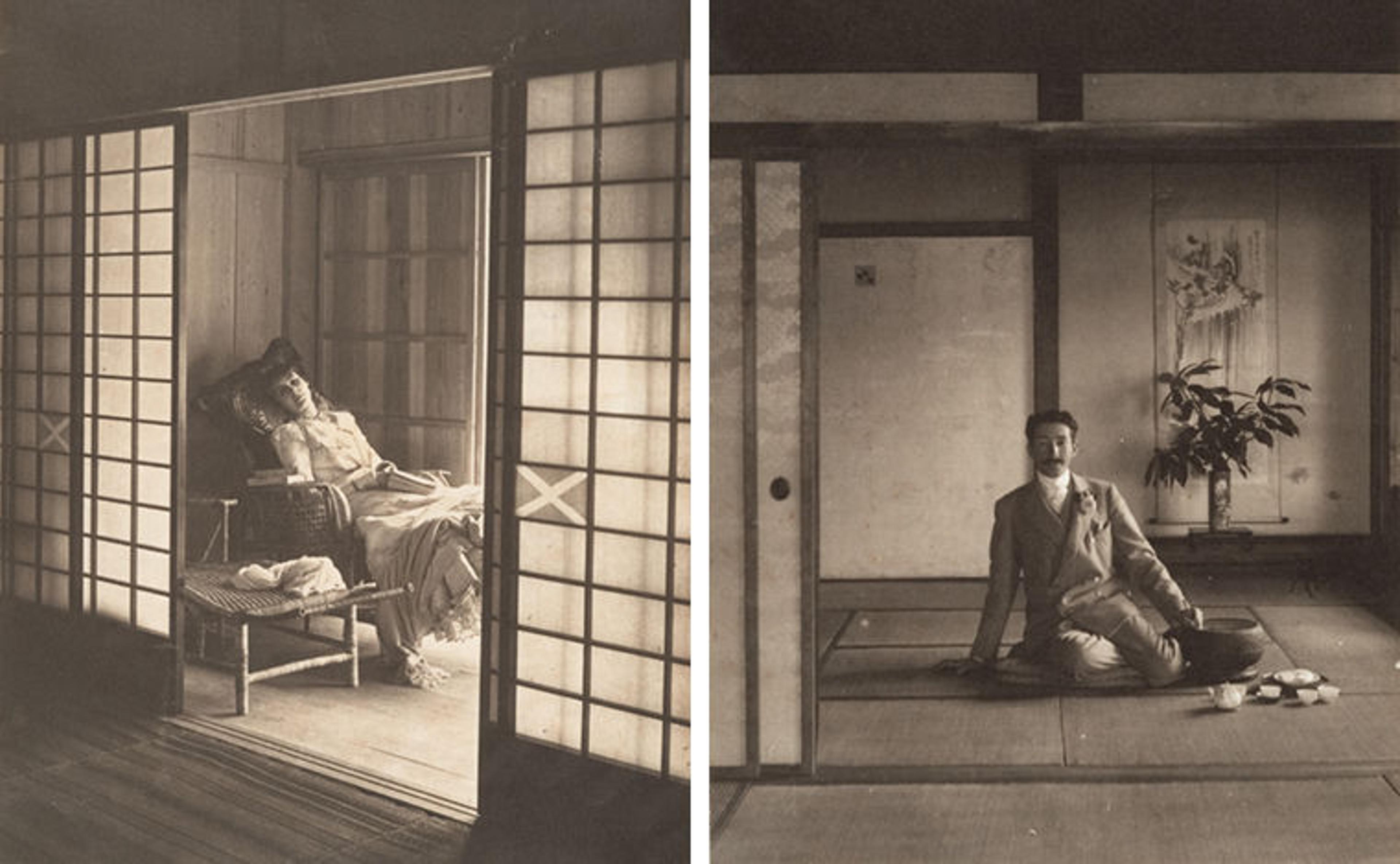 Adolf de Meyer's honeymoon in Japan
