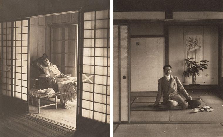 Adolf de Meyer's honeymoon in Japan
