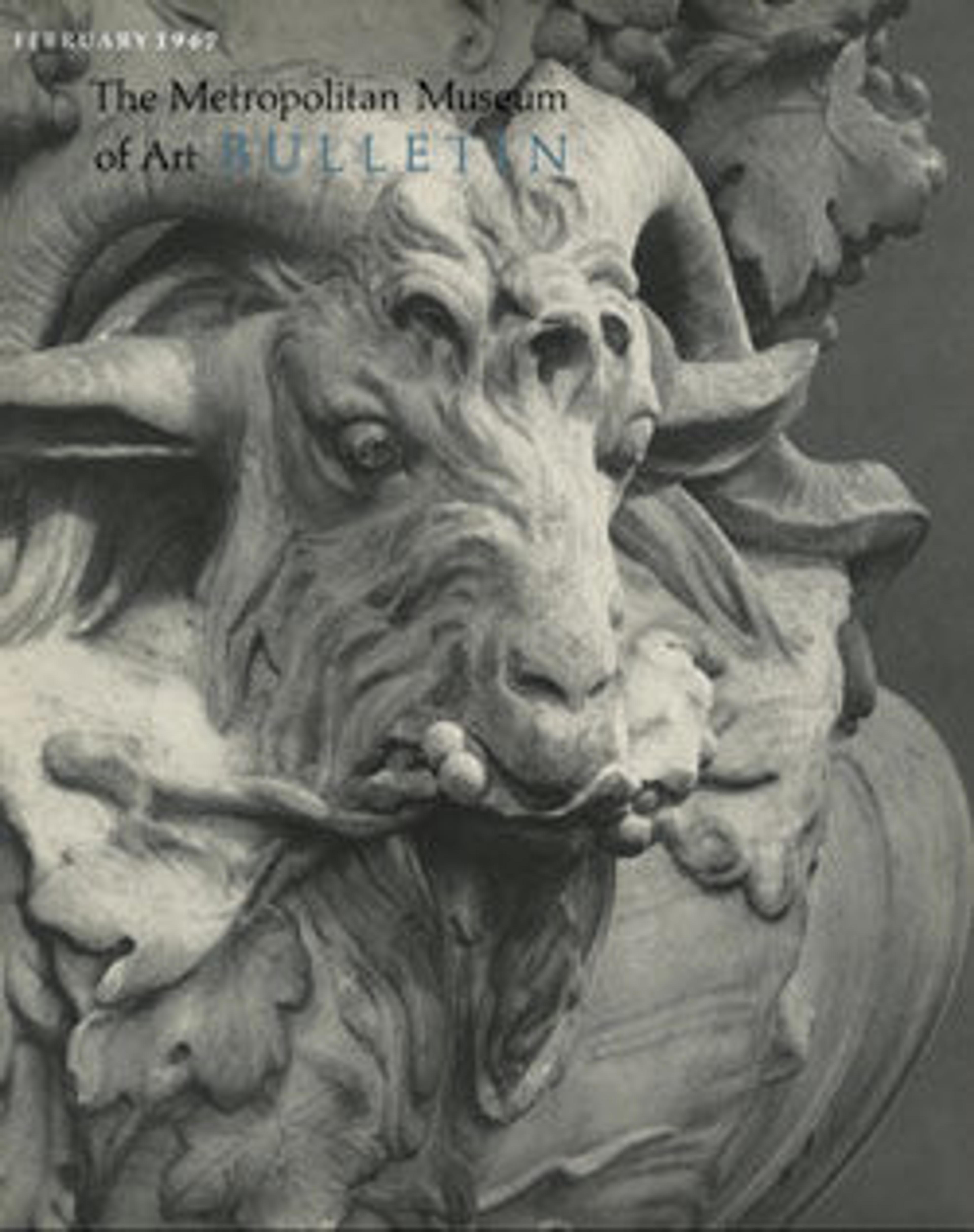 The Metropolitan Museum of Art Bulletin, v. 25, no. 6 (February, 1967)