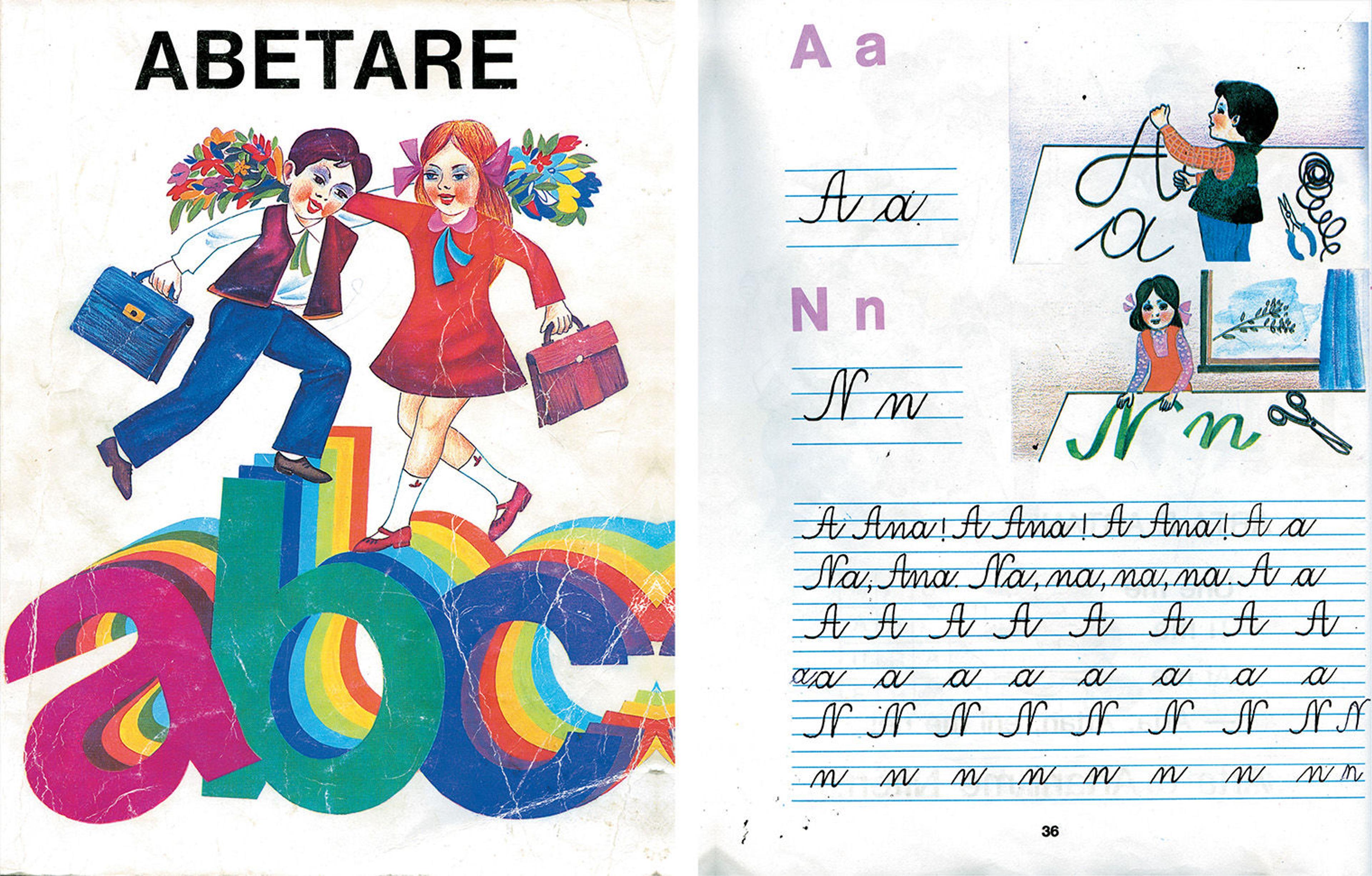 Composite image of two ABC booklet.