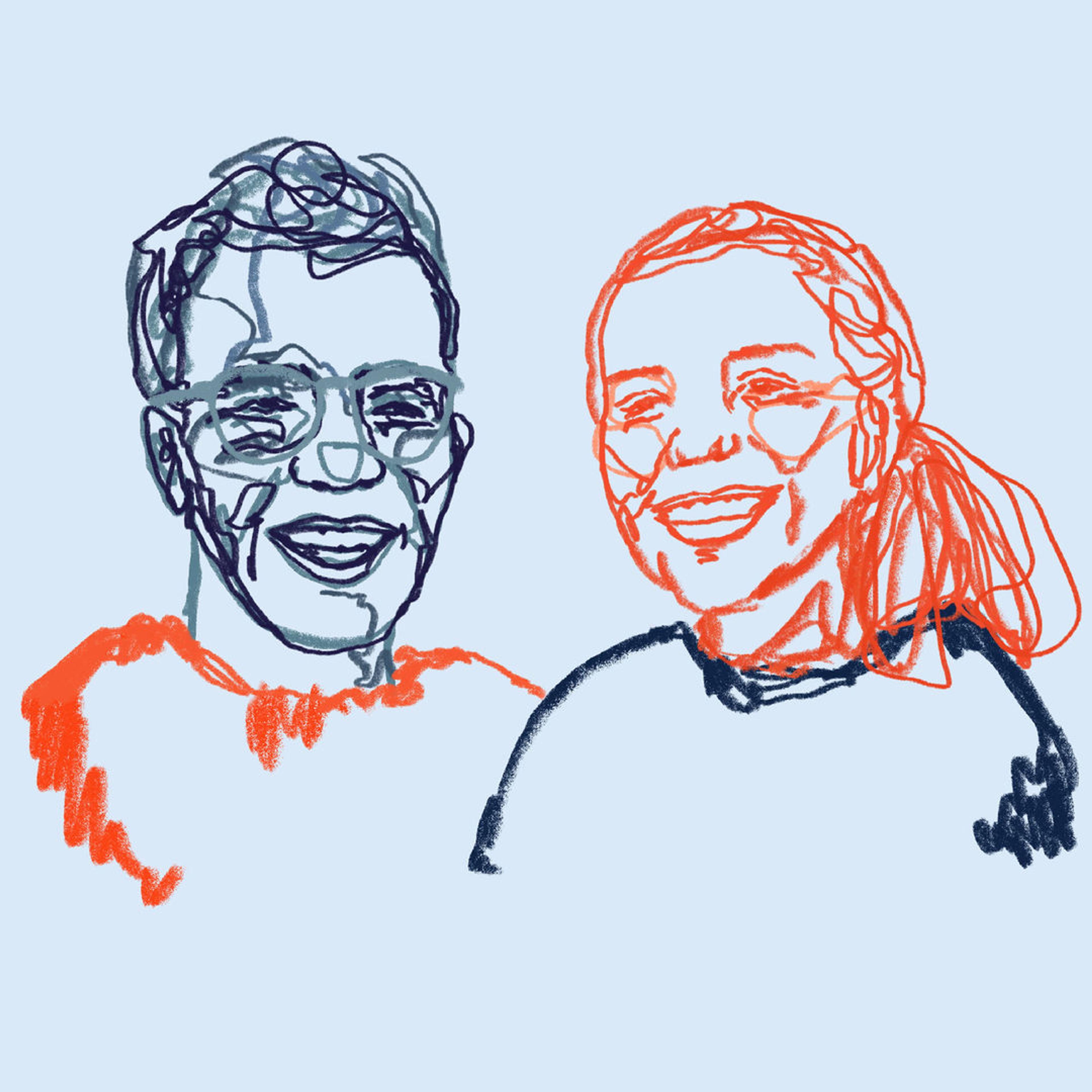 Illustration of Samy and Melina