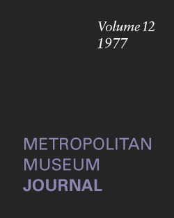 "A Leaf from the Scholz Scrapbook": The Metropolitan Museum Journal, v. 12 (1977)