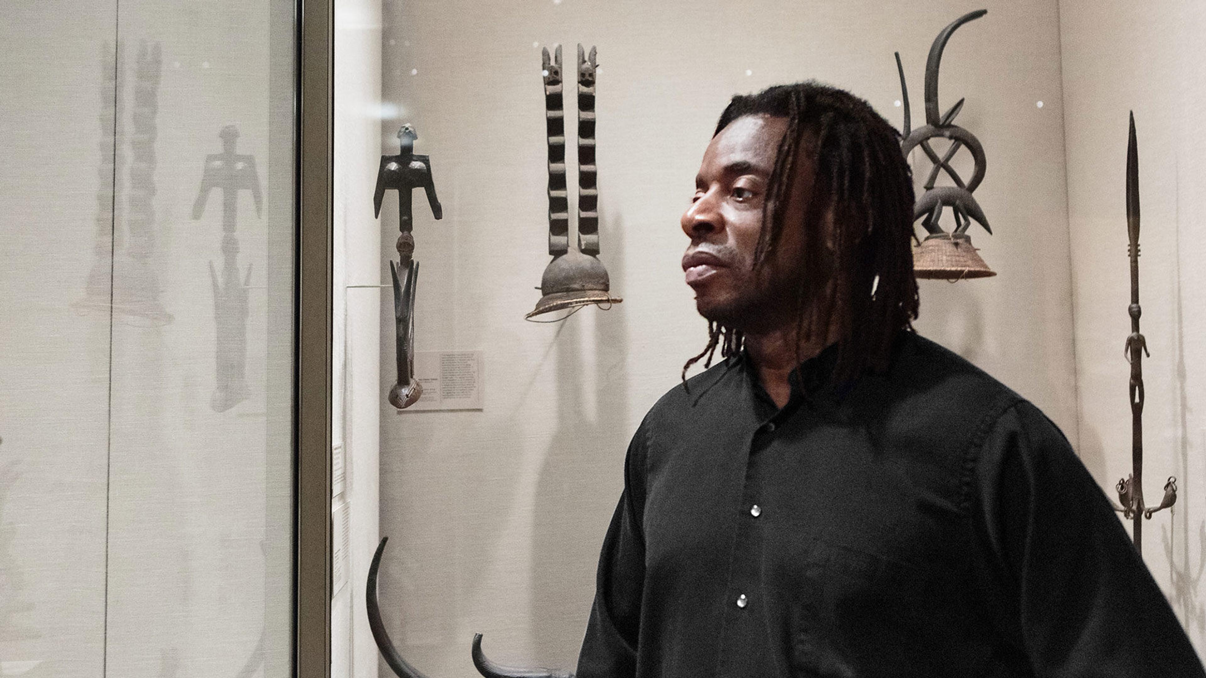 Willie Cole on Ci Wara sculpture