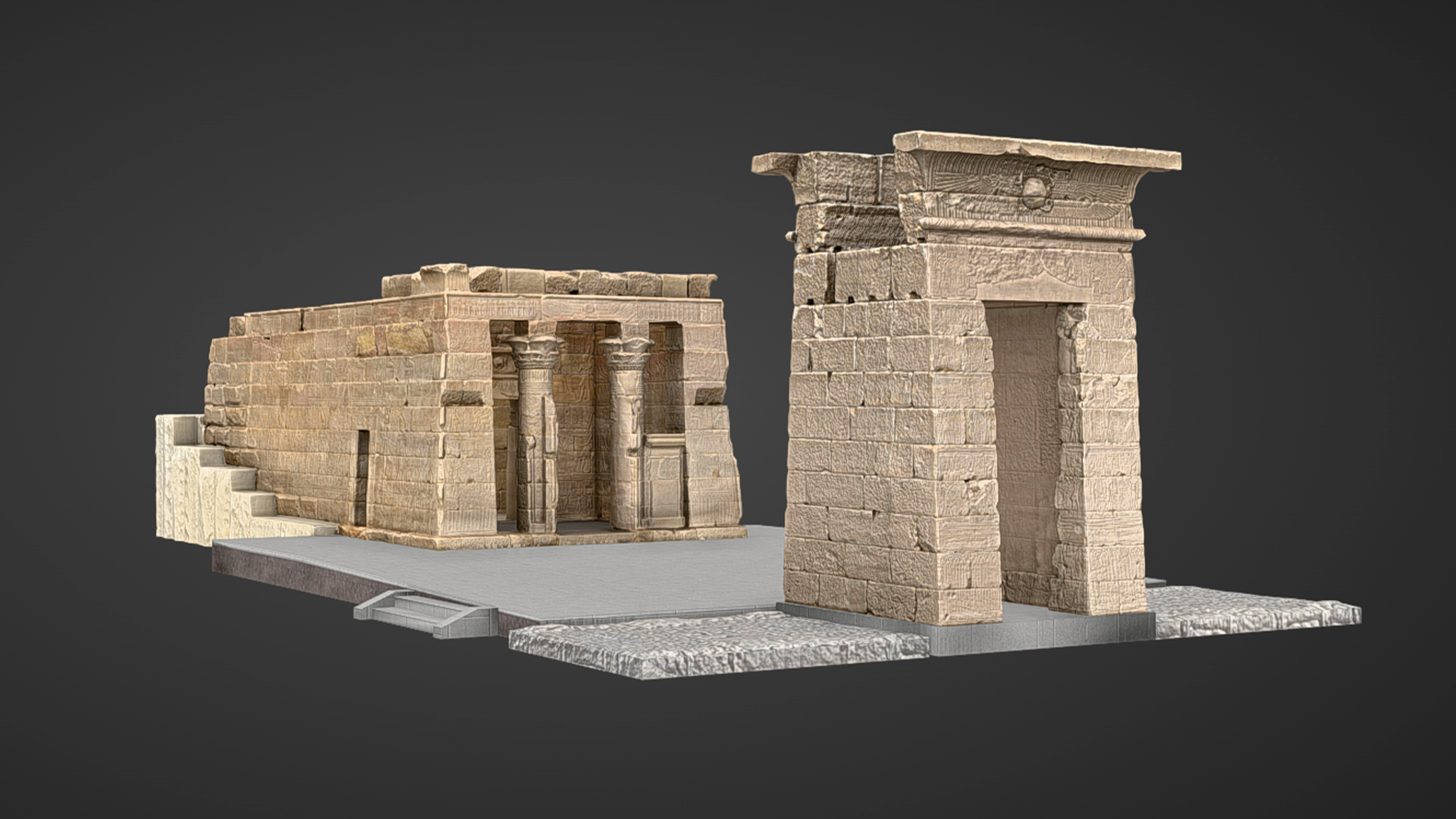 The Temple of Dendur, Roman Period, completed by 10 B.C.