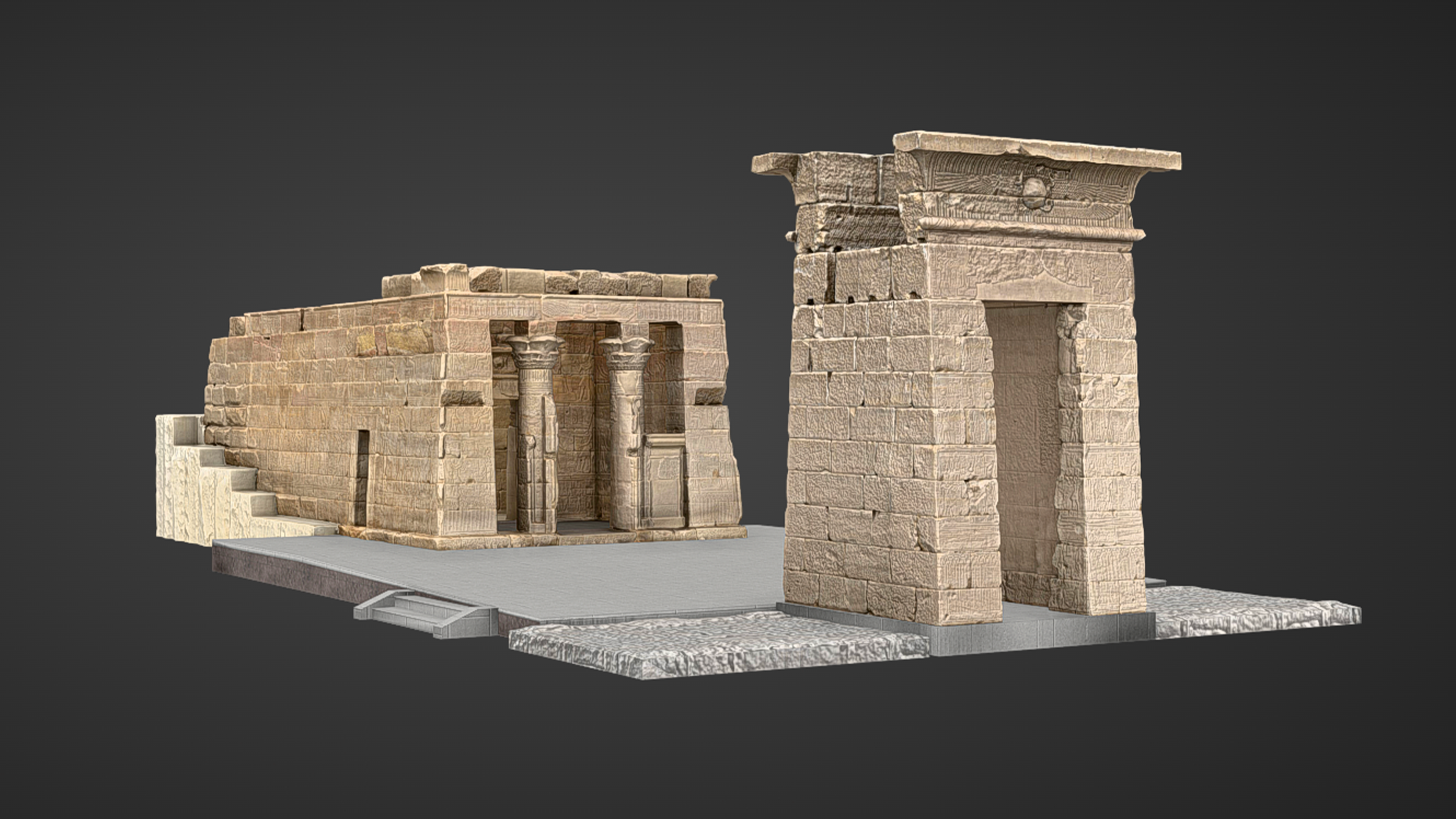The Temple of Dendur, Roman Period, completed by 10 B.C.
