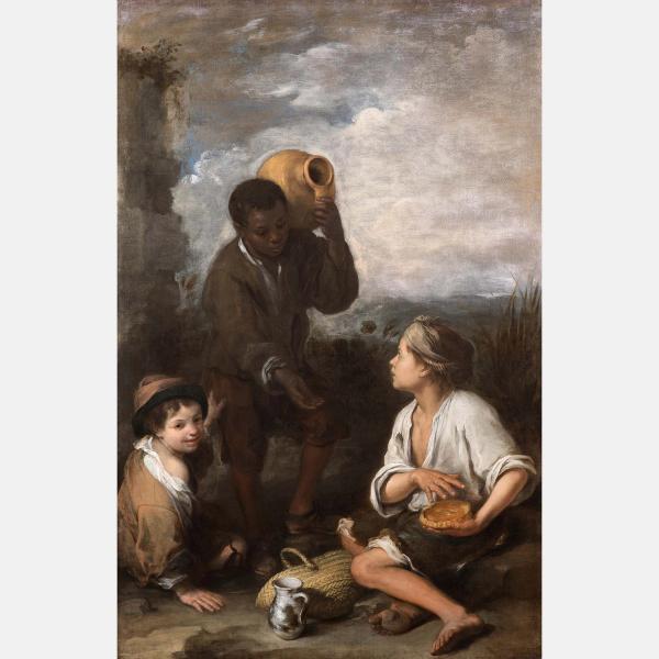 Cover Image for 634. Three Boys, Bartolomé Estebán Murillo, 1670