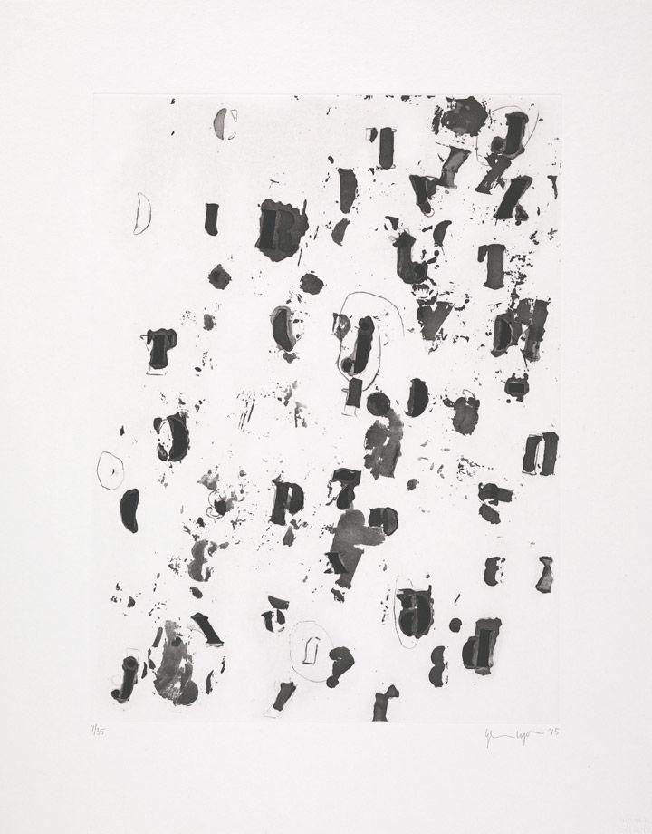Glenn Ligon (American, born 1960). Debris Field II, 2015.