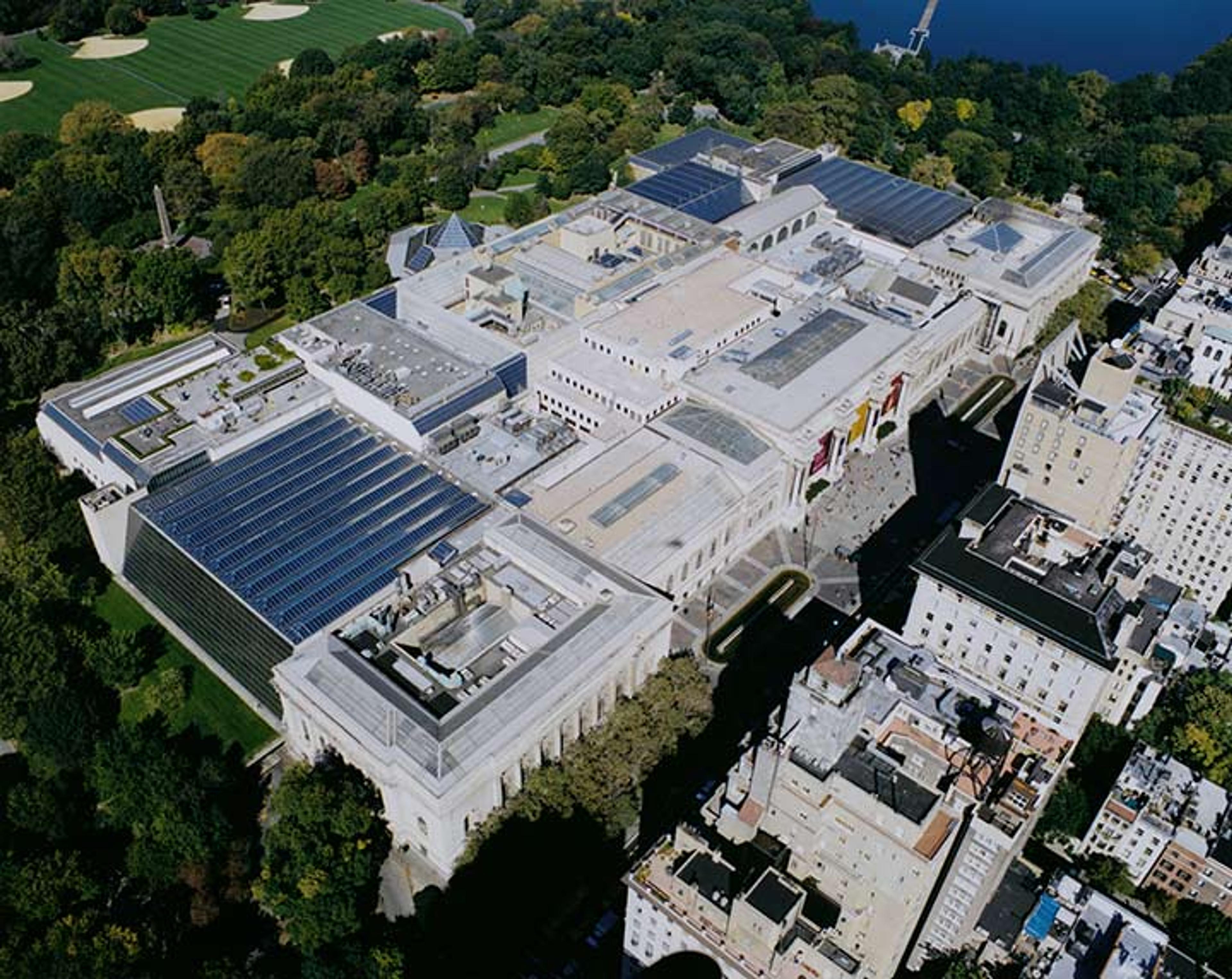 Aerial view of The Met Fifth Avenue