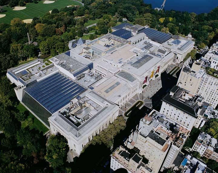 Aerial view of The Met Fifth Avenue