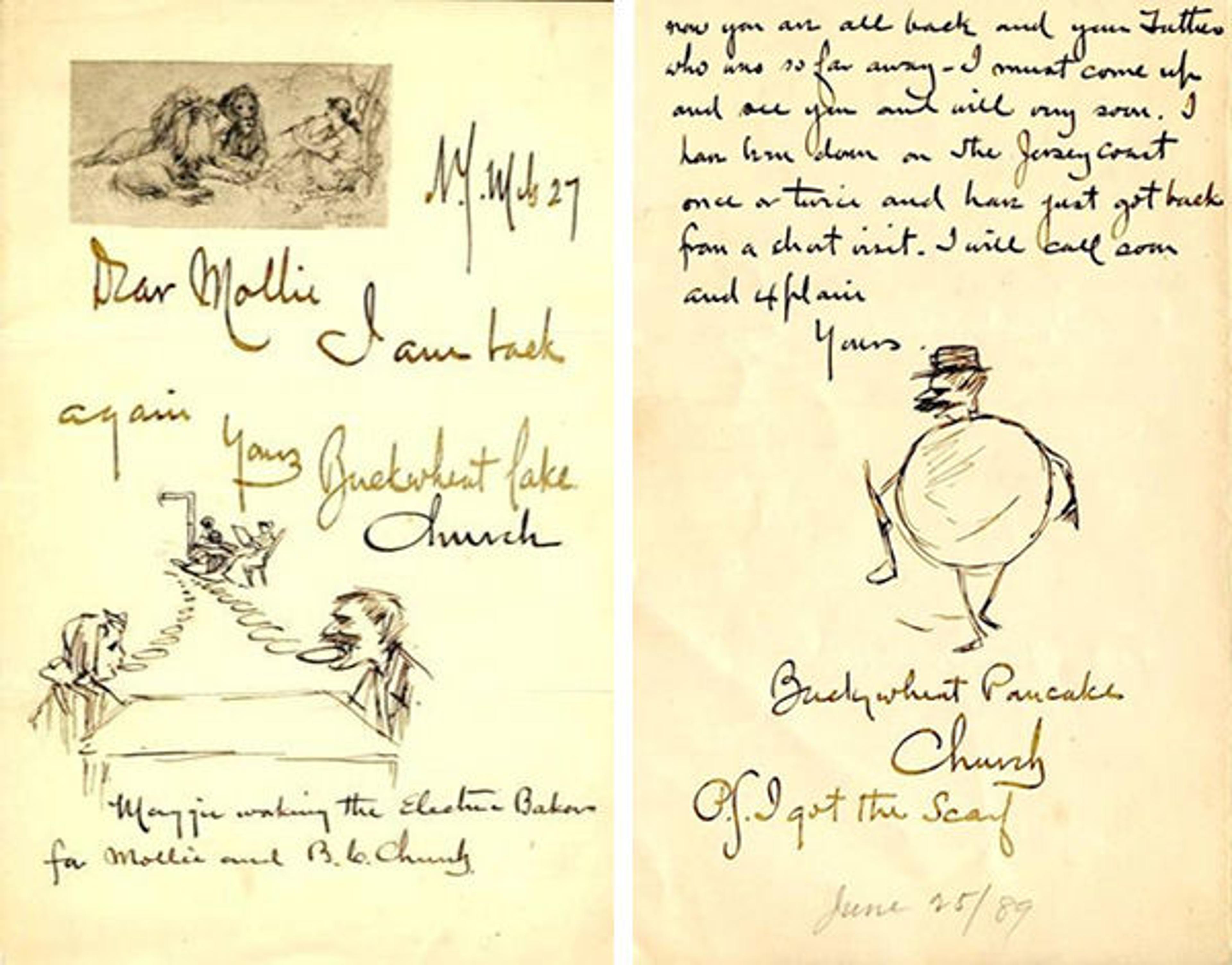 F.S. Church's buckwheat letters