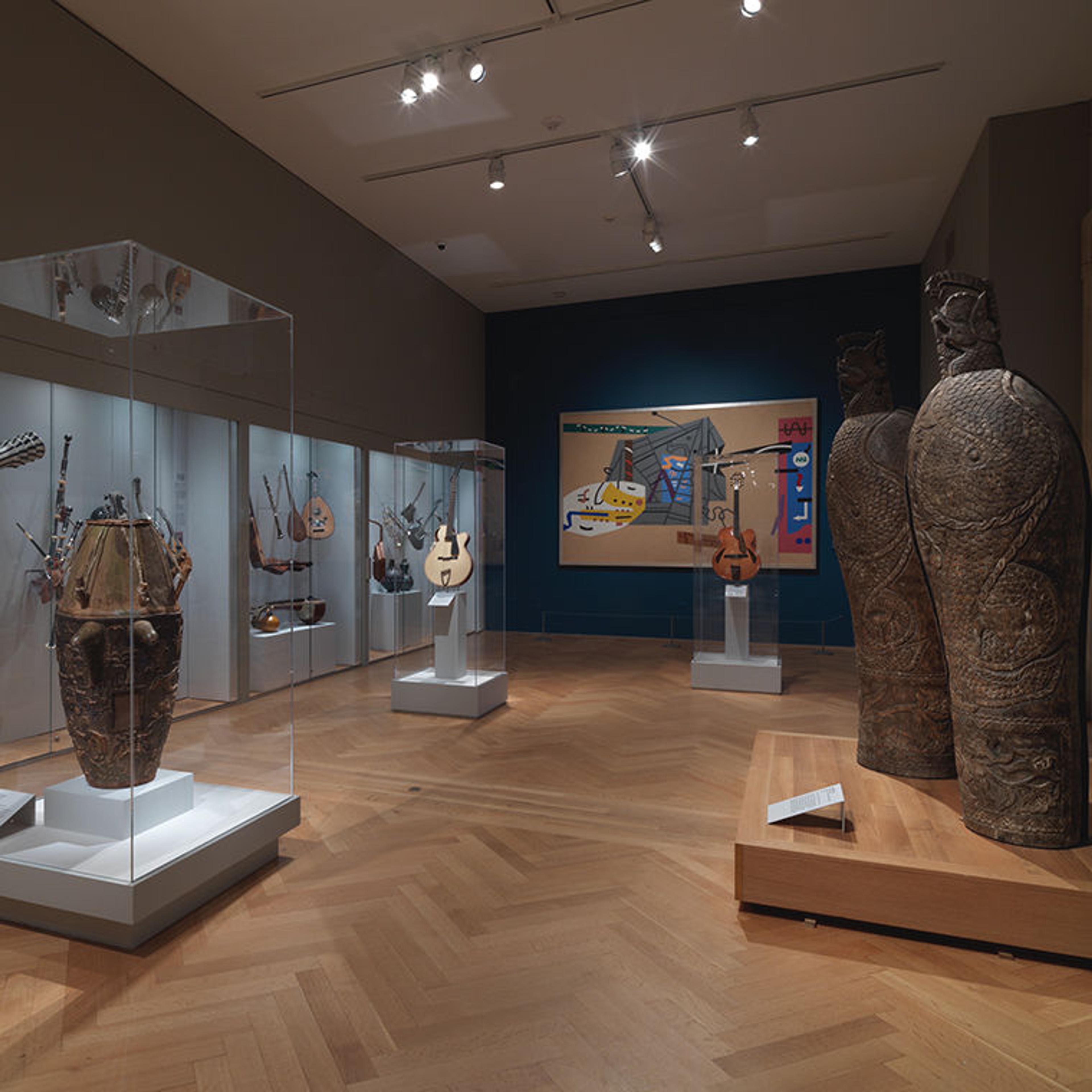 The Met's Art of Music through Time presentation in gallery 684